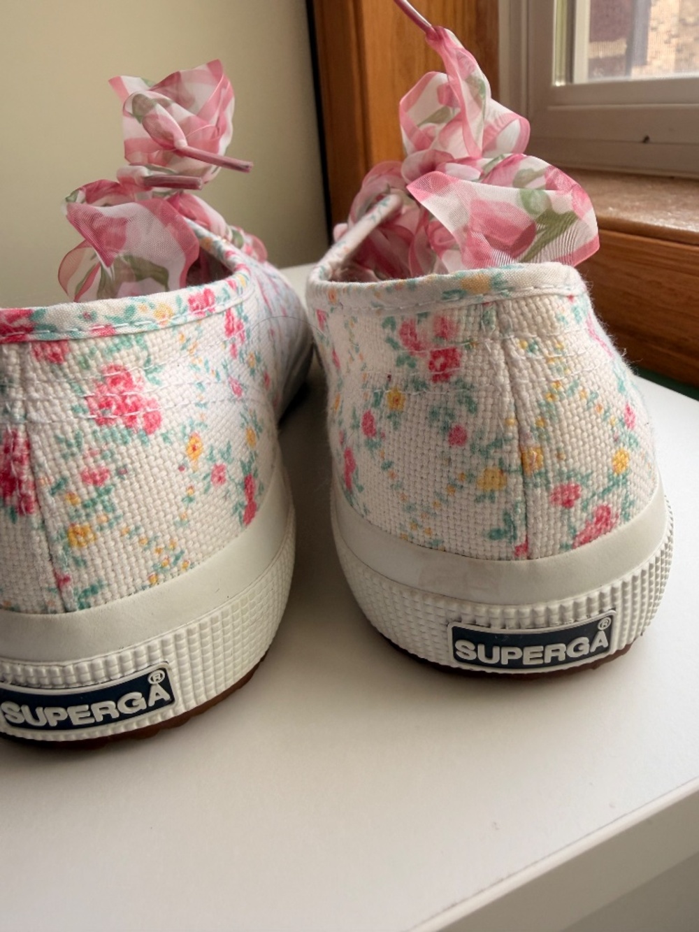 Superga LoveShackFancy Collab size 7.5 Sneakers - Picture 3 of 5
